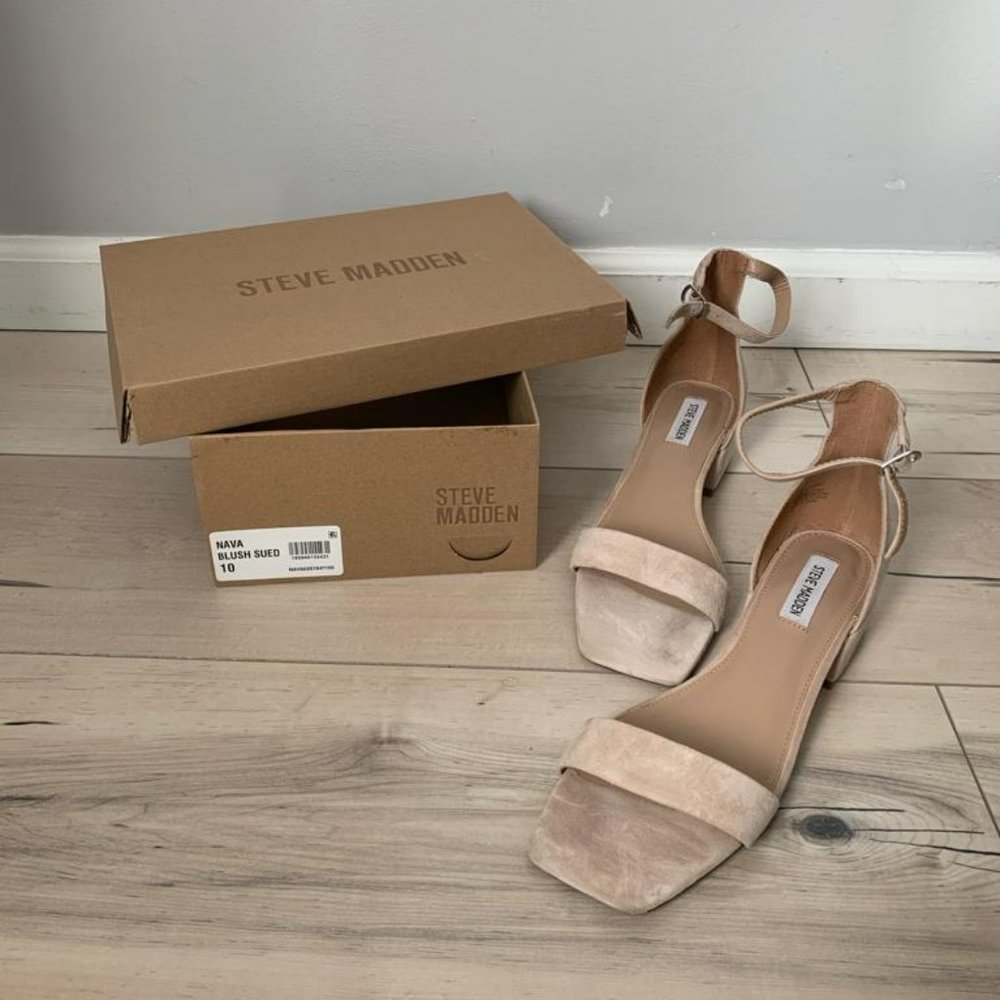 STEVE MADDEN Suede Sandals/Heels
